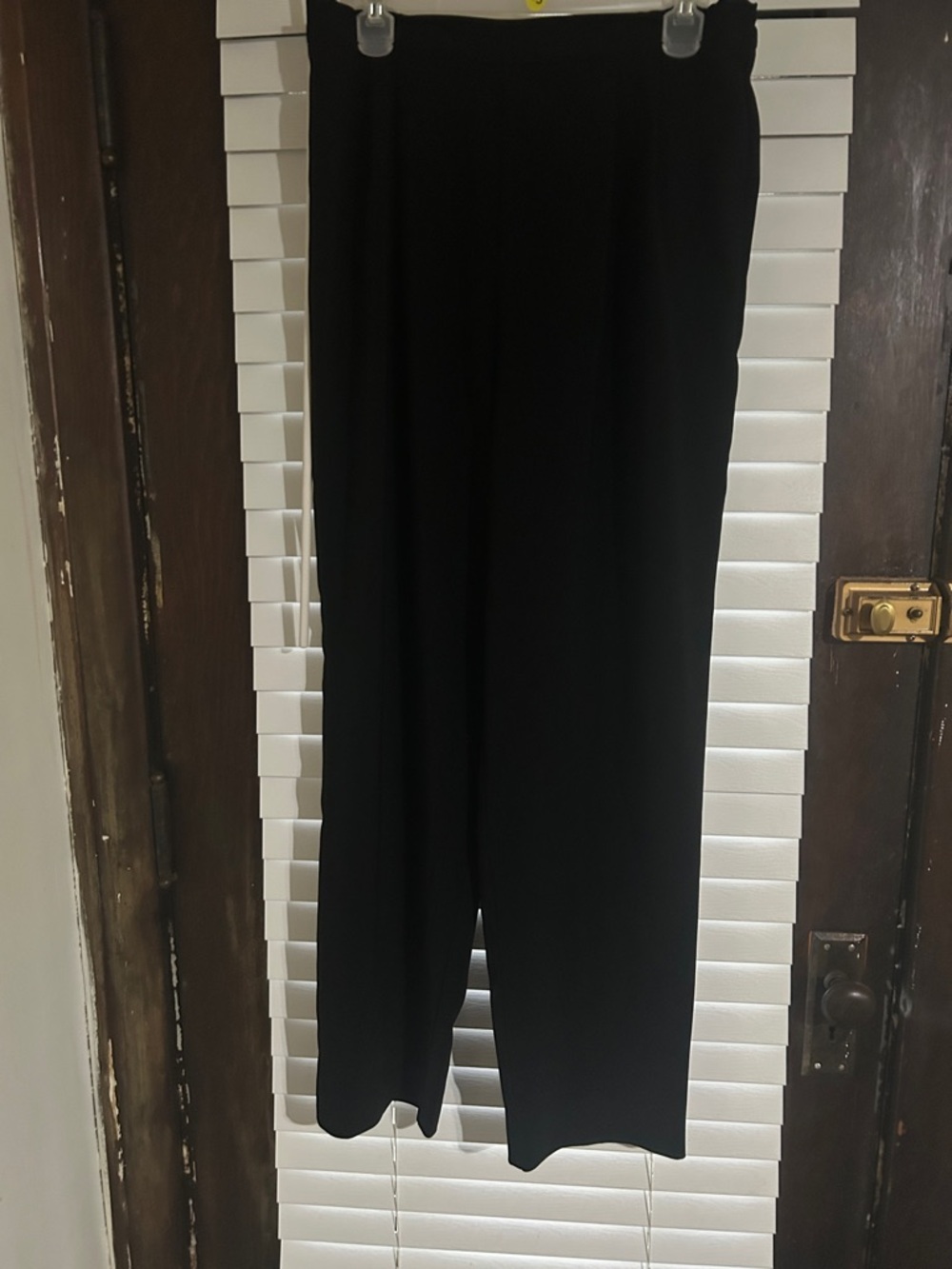 Black Wide-Leg Women's Pants
